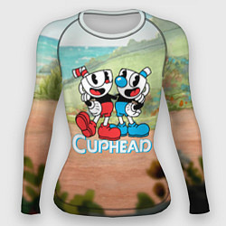 Женский рашгард Cuphead природа