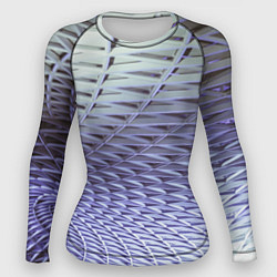 Женский рашгард Ребристая абстрактная поверхность