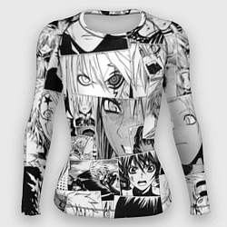 Рашгард женский D Gray man pattern, цвет: 3D-принт