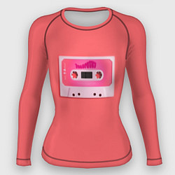 Рашгард женский BTS cassette, цвет: 3D-принт