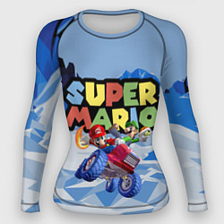Рашгард женский Марио и Луиджи гонщики - Super Mario, цвет: 3D-принт