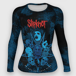Рашгард женский Slipknot blue, цвет: 3D-принт