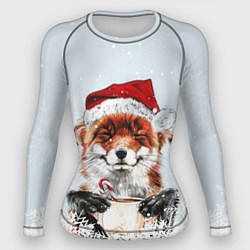 Женский рашгард Merry Christmas foxy