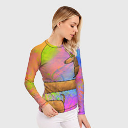 Рашгард женский Очень-очень длинная такса, цвет: 3D-принт — фото 2