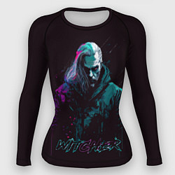 Женский рашгард Ведьмак в неоновом стиле
