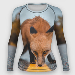 Женский рашгард Лиcа на трассе