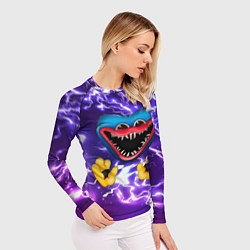 Рашгард женский Хагги Вагги и молнии, цвет: 3D-принт — фото 2