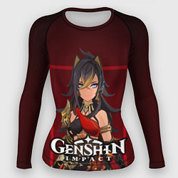 Рашгард женский Дэхья и огонь Персонаж Genshin Impact, цвет: 3D-принт