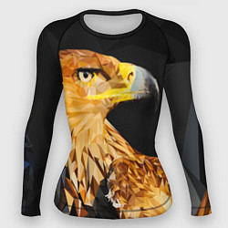 Рашгард женский Орёл полигональный, цвет: 3D-принт