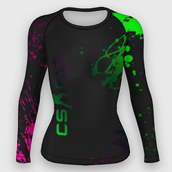 Рашгард женский CS GO Splashes, цвет: 3D-принт