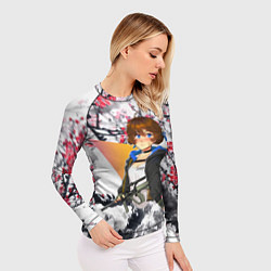 Рашгард женский Девушка с AUG, цвет: 3D-принт — фото 2