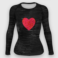 Рашгард женский Black Valentin, цвет: 3D-принт
