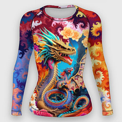 Женский рашгард Japan dragon - irezumi - tattoo - art