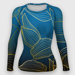 Рашгард женский Vanguard floral pattern, цвет: 3D-принт