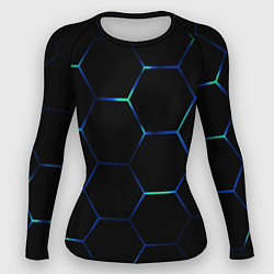 Рашгард женский Тёмный киберпанк, цвет: 3D-принт