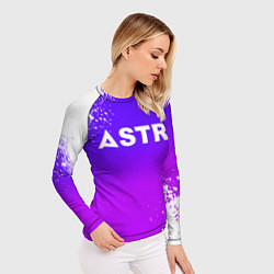 Рашгард женский Астро логотип, цвет: 3D-принт — фото 2