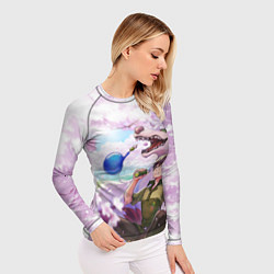 Рашгард женский Кулинарные скитания в параллельном мире, цвет: 3D-принт — фото 2