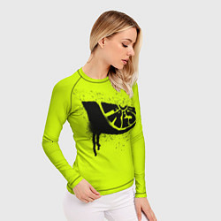 Рашгард женский Fresh lime, цвет: 3D-принт — фото 2