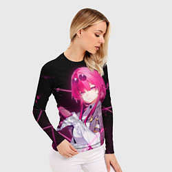 Рашгард женский Хонкай Стар Рейл: Кафка, цвет: 3D-принт — фото 2