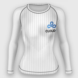 Рашгард женский Cloud9 white, цвет: 3D-принт