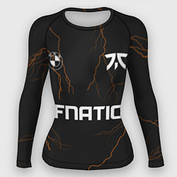 Рашгард женский Форма Fnatic молнии, цвет: 3D-принт