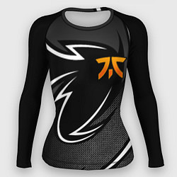 Женский рашгард Fnatic - white line