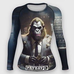 Рашгард женский Gorilla Payday 3, цвет: 3D-принт