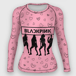 Женский рашгард Blackpink силуэт