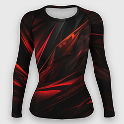 Рашгард женский Black red background, цвет: 3D-принт