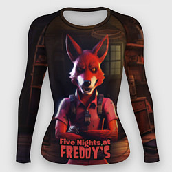 Рашгард женский Five Nights at Freddys Mangle, цвет: 3D-принт