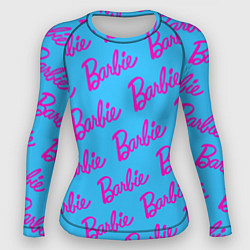 Рашгард женский Barbie pattern, цвет: 3D-принт