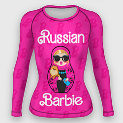 Рашгард женский Barbie russian, цвет: 3D-принт