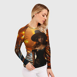 Рашгард женский Красавица ведьма, цвет: 3D-принт — фото 2