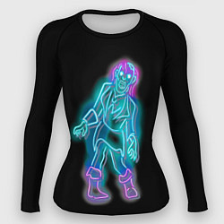 Рашгард женский Neon undead, цвет: 3D-принт