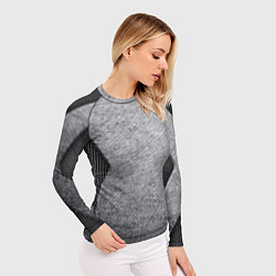 Рашгард женский Стальная болванка, цвет: 3D-принт — фото 2