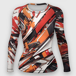 Рашгард женский Абстракционная иллюстрация, цвет: 3D-принт