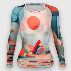 Женский рашгард Геометрия природы