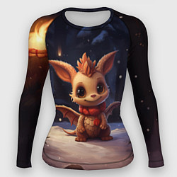 Женский рашгард Дракон кристаллический владыка