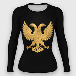 Рашгард женский Двуглавый орёл символика России, цвет: 3D-принт