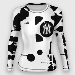 Женский рашгард New York yankees - baseball team pattern