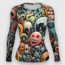 Женский рашгард Странная абстракция