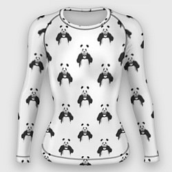 Женский рашгард Panda love - pattern