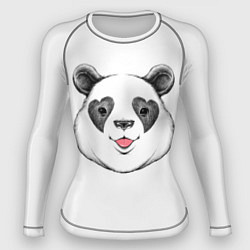 Рашгард женский Влюблённый панда, цвет: 3D-принт