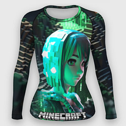 Женский рашгард Minecraft персонаж на острове