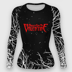 Рашгард женский Bullet for my valentine rock music, цвет: 3D-принт
