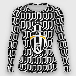 Рашгард женский Juventus pattern fc, цвет: 3D-принт