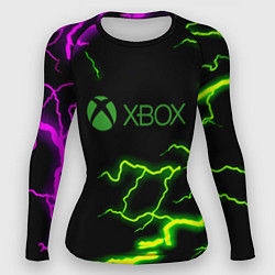 Рашгард женский Xbox storm молнии, цвет: 3D-принт