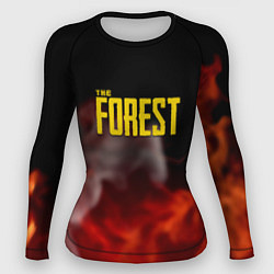 Рашгард женский Forest fire game, цвет: 3D-принт