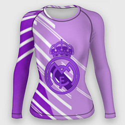 Рашгард женский Real Madrid текстура фк, цвет: 3D-принт