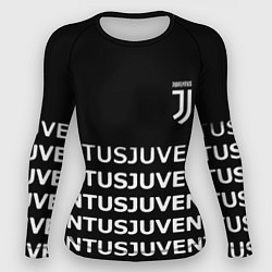 Женский рашгард Juventus pattern fc club steel